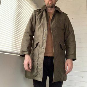 80's Military Trench Coat